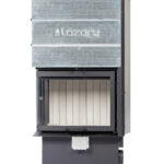 Lazaru Corner Premium 70/51 Ενεργειακό Τζάκι Ξύλου Αερόθερμο 12kW Αριστερή Γωνία με Συρόμενη Ανοιγόμ