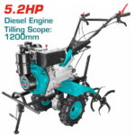 TOTAL ΕΠΑΓΓΕΛΜΑΤΙΚΟ ΣΚΑΠΤΙΚΟ DIESEL 247cc / 5.2HP / 120cm ΚΟΡΩΝΑ - ΠΗΝΙΟ (TDC12001)