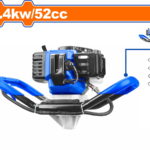 WADFOW ΓΕΩΤΡΥΠΑΝΟ - ΤΡΙΒΕΛΑ 52cc / 2HP + ΤΡΥΠΑΝΙ 120mm 1 ΧΕΙΡΙΣΤΗ (WDZ1A52-1)