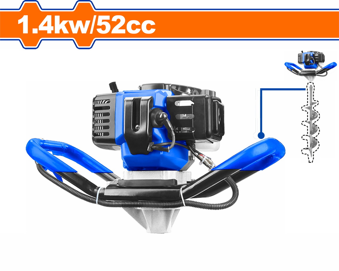 WADFOW ΓΕΩΤΡΥΠΑΝΟ - ΤΡΙΒΕΛΑ 52cc / 2HP + ΤΡΥΠΑΝΙ 120mm 1 ΧΕΙΡΙΣΤΗ (WDZ1A52-1)