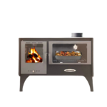 THERMOSTEEL X50- Θερμάστρα ξύλου με πλάι φούρνο 11,2 kw