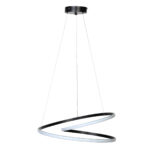Φωτιστικό κρεμαστό Φ53 εκ. LED 55W 4000K μαύρο - GLOBOBOX C914/500 BK