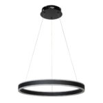 Φωτιστικό κρεμαστό Φ50 εκ. LED 64W 4000K μαύρο - GLOBOBOX C933/500BK