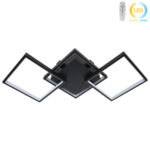 Φωτιστικό οροφής LED 34W 80Χ35Χ8 εκ. μαύρο με controller - GLOBOBOX 602166