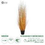GloboStar® Artificial Garden BUCHANAN'S SEDGE GRASS 20115 Τεχνητό Διακοσμητικό Φυτό Γρασίδι του Μπουχανάν Υ120cm