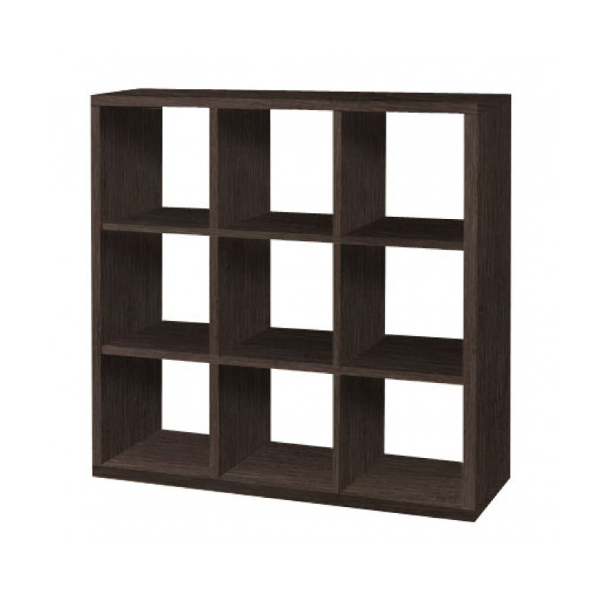 Βιβλιοθήκη με κύβους 3x3 σε βέγγε χρώμα 110x35x110