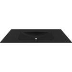 Νιπτήρας επίπλου μονός ANIM 120 Black BDVIV120BK46 KARAG 120,5x46,5x12cm
