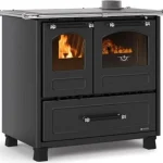 La Nordica Family 4.5 Black Μαντεμένια Ξυλόσομπα με Φούρνο 7.5kW