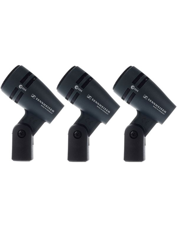 SENNHEISER E-604-3-Pack Σετ με 3 Μικρόφωνα E-604