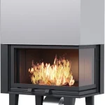 Thermiki ATS Corner Air 800 Δεξί Ενεργειακό Τζάκι Αερόθερμο Δεξιά Γωνία