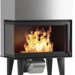 Thermiki ATS Stable Air Corner 900 Ενεργειακό Τζάκι Αριστερή Γωνία 16.4kW