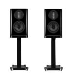 WHARFEDALE Aura1 High Gloss Black + Stands (Zέυγος)