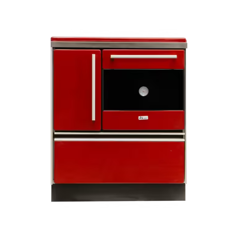 Thermo Royal 720 Red Ατσάλινη Ξυλόσομπα Καλοριφέρ με Φούρνο 14kW