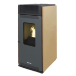 Αερόθερμη σόμπα πέλλετ Balkan Energy P10 Beige, 10kW
