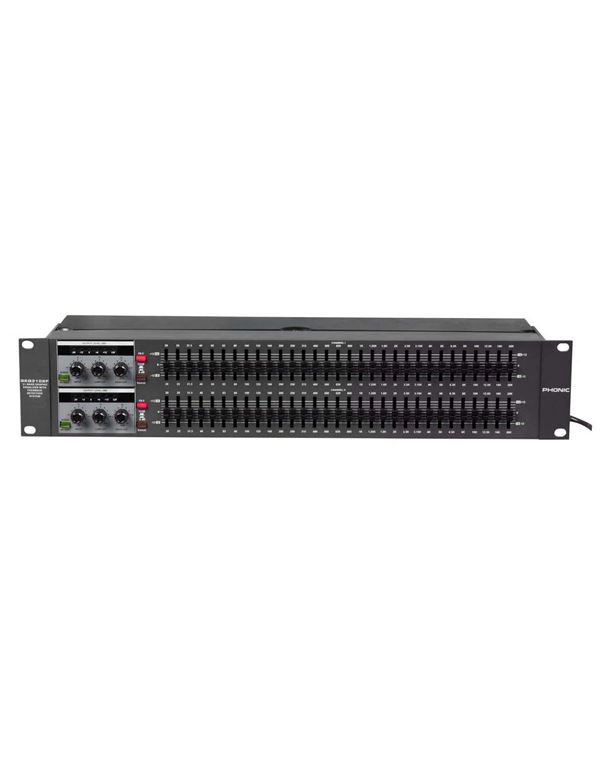 PHONIC GEQ-3102F Αναλογικό Equalizer 2 x 31 περιοχών
