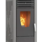 Thermiki Aero 10 Beige Σόμπα Pellet Αερόθερμη 10kW