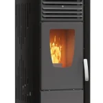Thermiki Aero 12 Black Σόμπα Pellet Αερόθερμη 12kW