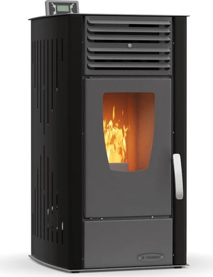 Thermiki Aero 12 Black Σόμπα Pellet Αερόθερμη 12kW
