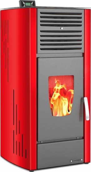 Thermiki Aero 14 Red Σόμπα Pellet Αεραγωγών Αερόθερμη 14kW