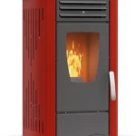 Thermiki Aero 6 Red Σόμπα Pellet Αερόθερμη 6kW