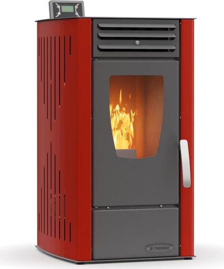 Thermiki Aero 6 Red Σόμπα Pellet Αερόθερμη 6kW