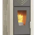 Thermiki Hydro 15 Beige Σόμπα Pellet Καλοριφέρ 15.2kW