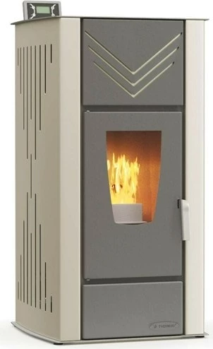 Thermiki Hydro 15 Beige Σόμπα Pellet Καλοριφέρ 15.2kW