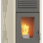 Thermiki Hydro 33 Beige Σόμπα Pellet Καλοριφέρ 33kW