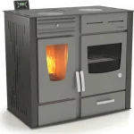 Thermiki Plus Aero 13 Σόμπα Pellet Αερόθερμη με Φούρνο 13.03kW