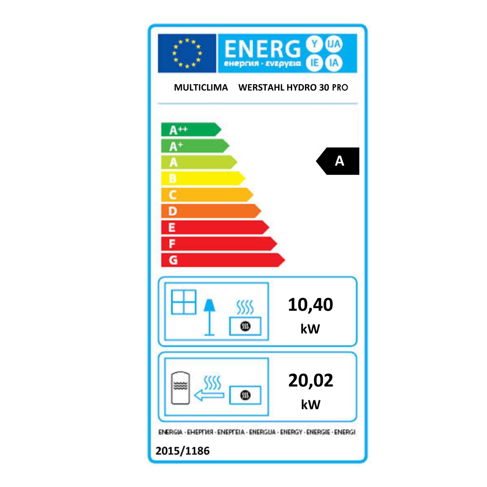Werstahl Hydro PRO 30 - Ενεργειακό τζάκι καλοριφέρ - Image 15
