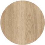 Compact Table Top R69cm Light Oak