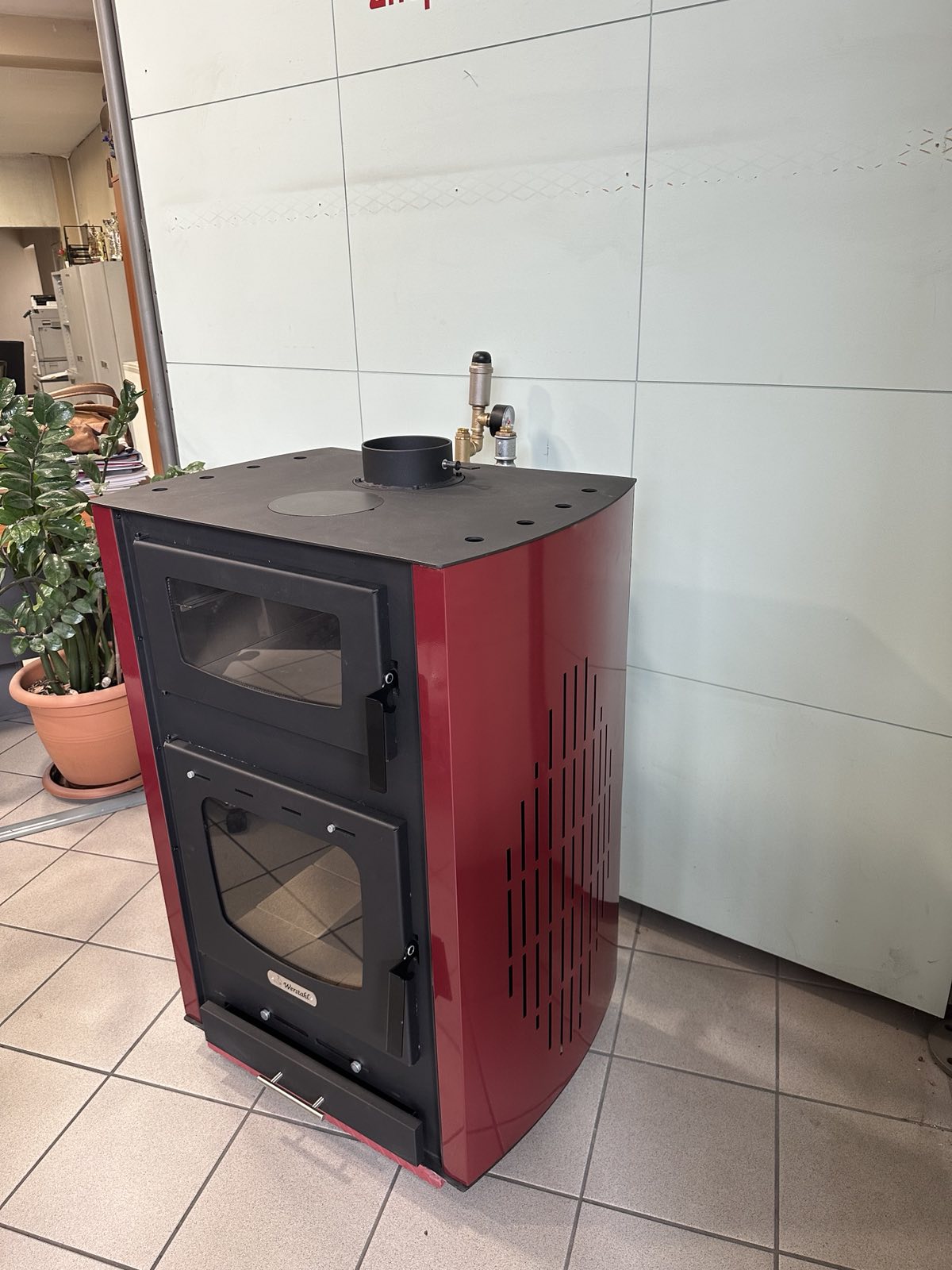 Werstahl Erato Hydro Masina W35 Ατσάλινη Ξυλόσομπα Καλοριφέρ 35.26kW - Image 7