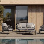 Bari-Anthracite Lounge Set