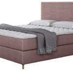 Επενδυμένο κρεβάτι Laro-Roz-140 x 200