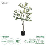 GloboStar® Artificial Garden OLIVE TREE 20053 Τεχνητό Διακοσμητικό Φυτό Ελιά Υ120cm