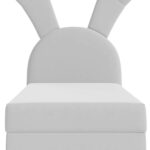Παιδικό Επενδυμένο Κρεβάτι Bunny Light-Gkri-Aristera