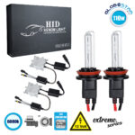 GloboStar® 84149 H9 XCB Line KIT Βασικού Φωτισμού Αυτοκινήτου & Μοτοσυκλέτας 3rd Generation Can-Bus Extreme Series XENON 110W 10350lm DC 9-16V Αδιάβροχο IP65 Ψυχρό Λευκό 6000K