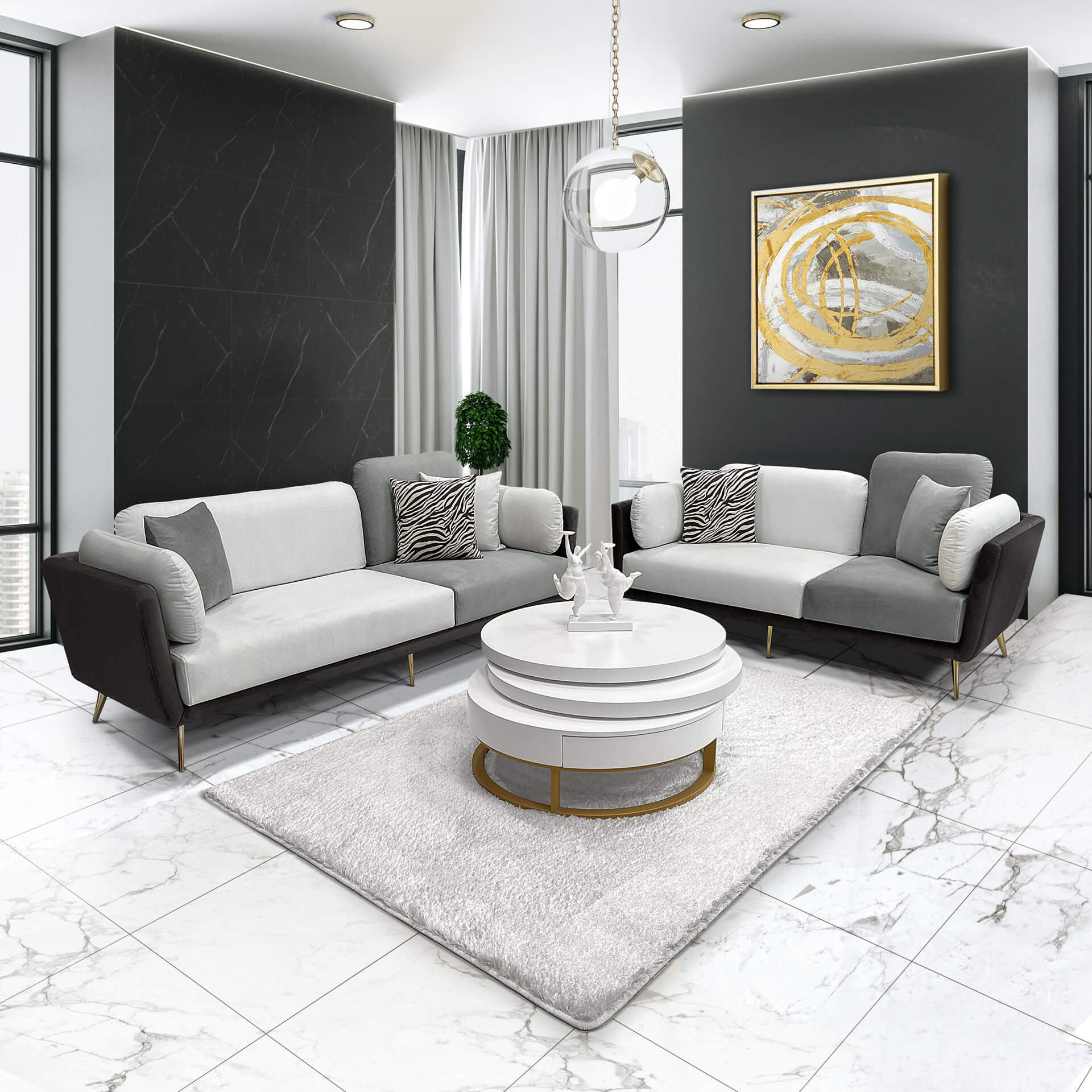 Σαλονι Brooklyn - Alexandros Furniture