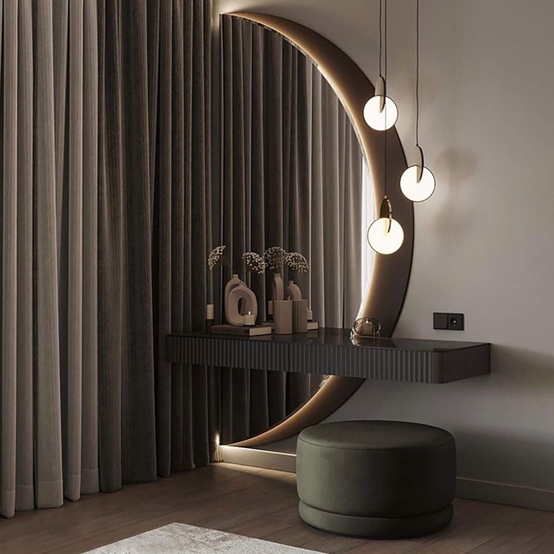 Έπιπλο Εισόδου Crescent - Alexandros Furniture