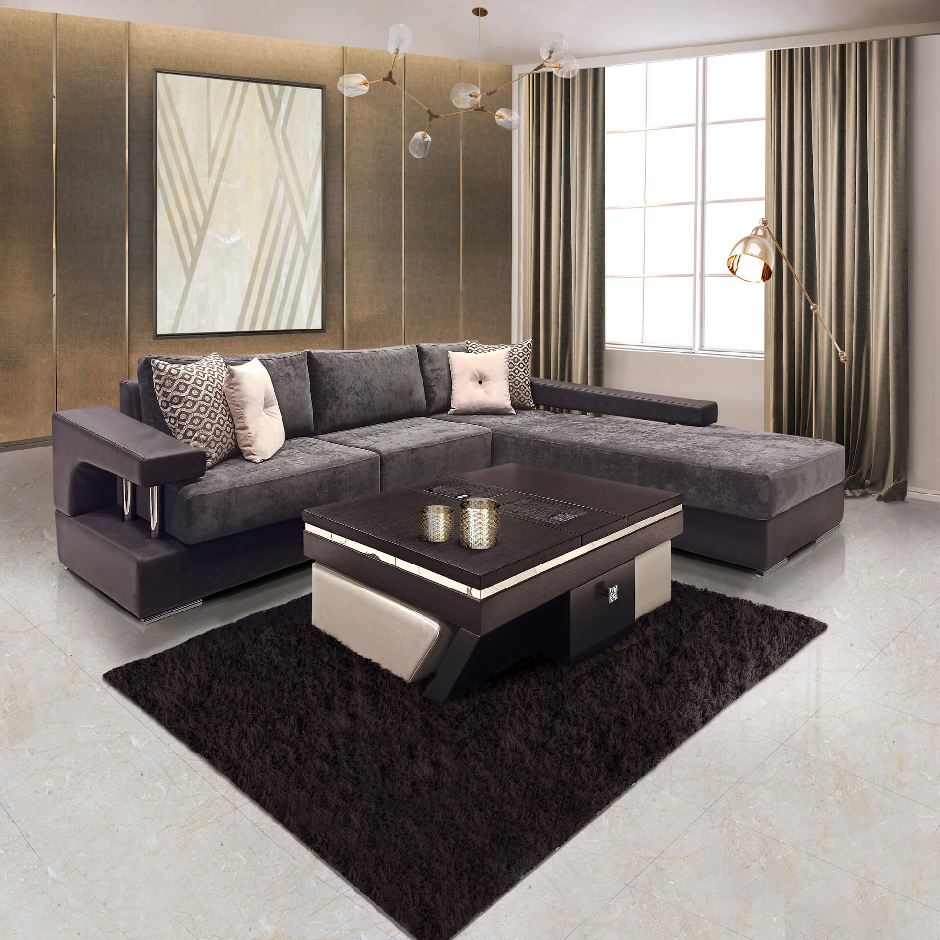 Σαλόνι Γωνία Zizel - Alexandros Furniture