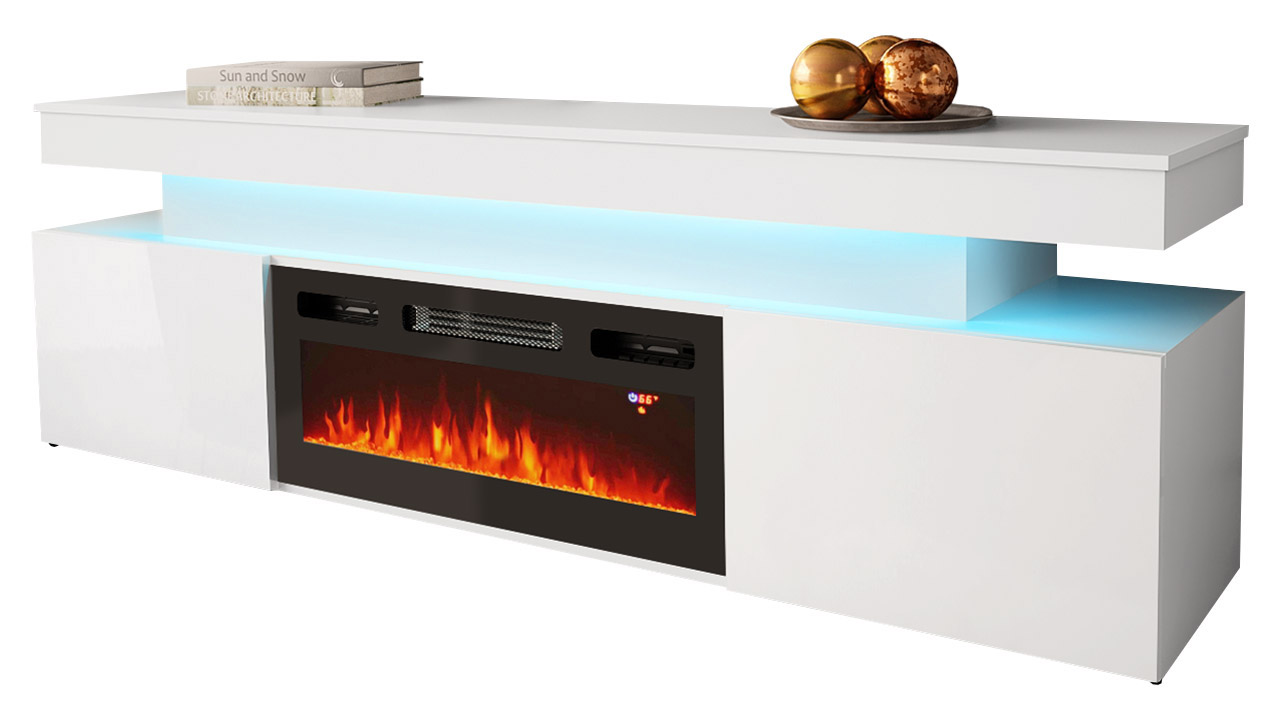 Έπιπλο τηλεόρασης Glossa 2D 190 plus-Leuko Gualistero
