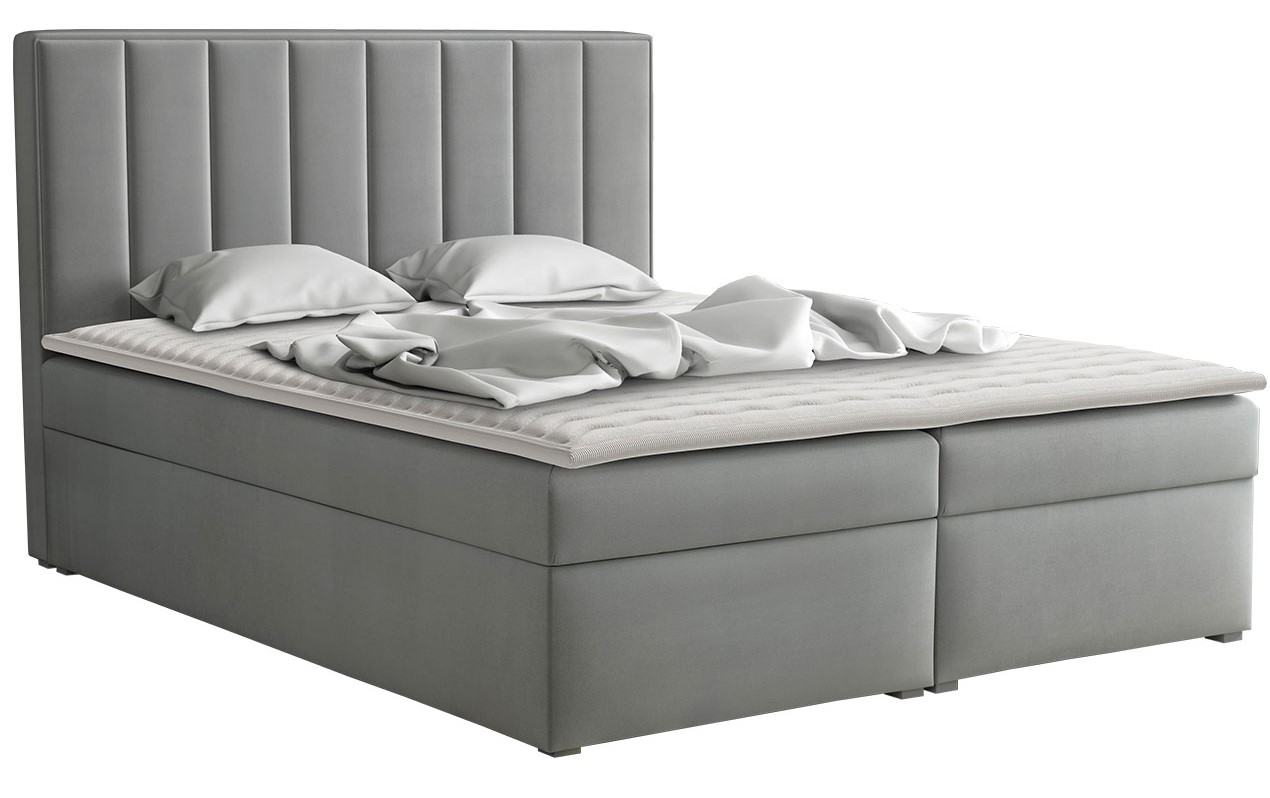 Επενδυμένο κρεβάτι ideal Box-Gkri-180 x 200