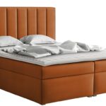 Επενδυμένο κρεβάτι ideal Box-Portokali-160 x 200