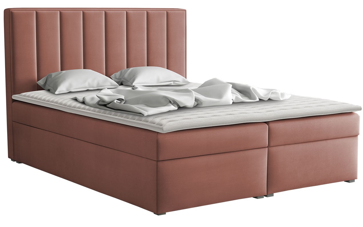 Επενδυμένο κρεβάτι ideal Box-Roz-180 x 200