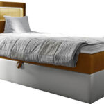 Επενδυμένο κρεβάτι Junior Gold I-Portokali-90 x 200-Aristera