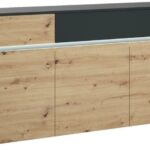 Μπουφές Glimmer 3D2S-Fusiko-Mavro