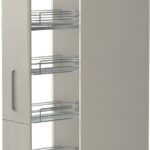 Επιδαπέδιο ντουλάπι ψηλό Modena K21-30-1KZ-Γκρι ανοιχτό