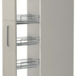Επιδαπέδιο ντουλάπι ψηλό Modena K23-30-1KZ-Γκρι ανοιχτό