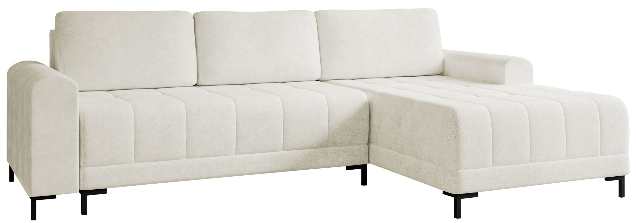 Γωνιακός καναπές Aris L-Krem-Δεξιά