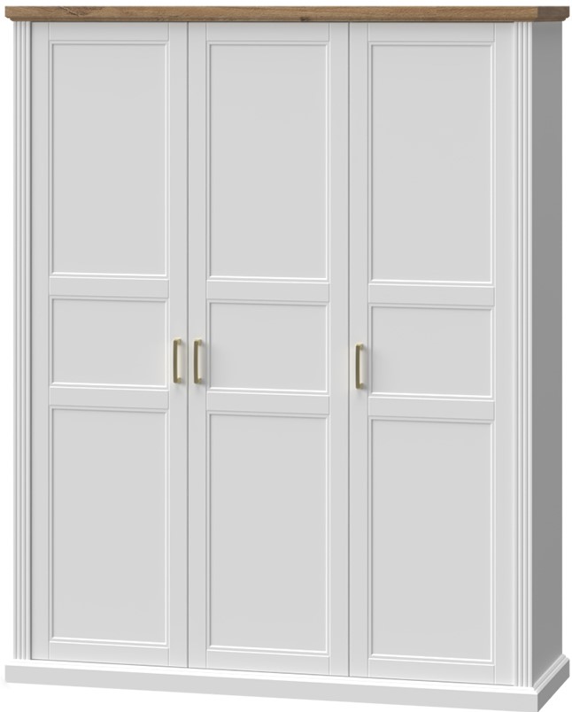 Ντουλάπα τρίφυλλη Tahoma 3D-Leuko